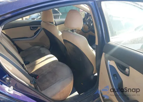 2013 Hyundai Elantra Gls из США, поврежденный, VIN 5NPDH4AE8DH261705